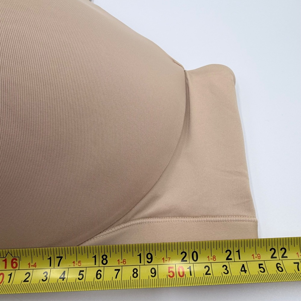 Cacique Tan Nude Full Coverage Underwire T-Shirt Bra 52DD Smooth Molded Cup
